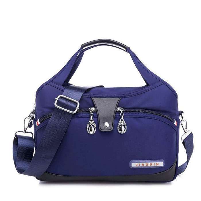 High Quality Large Capacity Waterproof Anti-theft Fashion Ladies Bag (Blue)